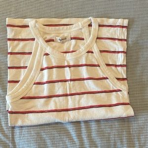 Madewell striped tank top